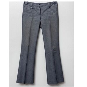 Vintage Y2K Flirtatious Size 3 Low‎ Rise Flare Trouser Pants Pin Stripe Preppy